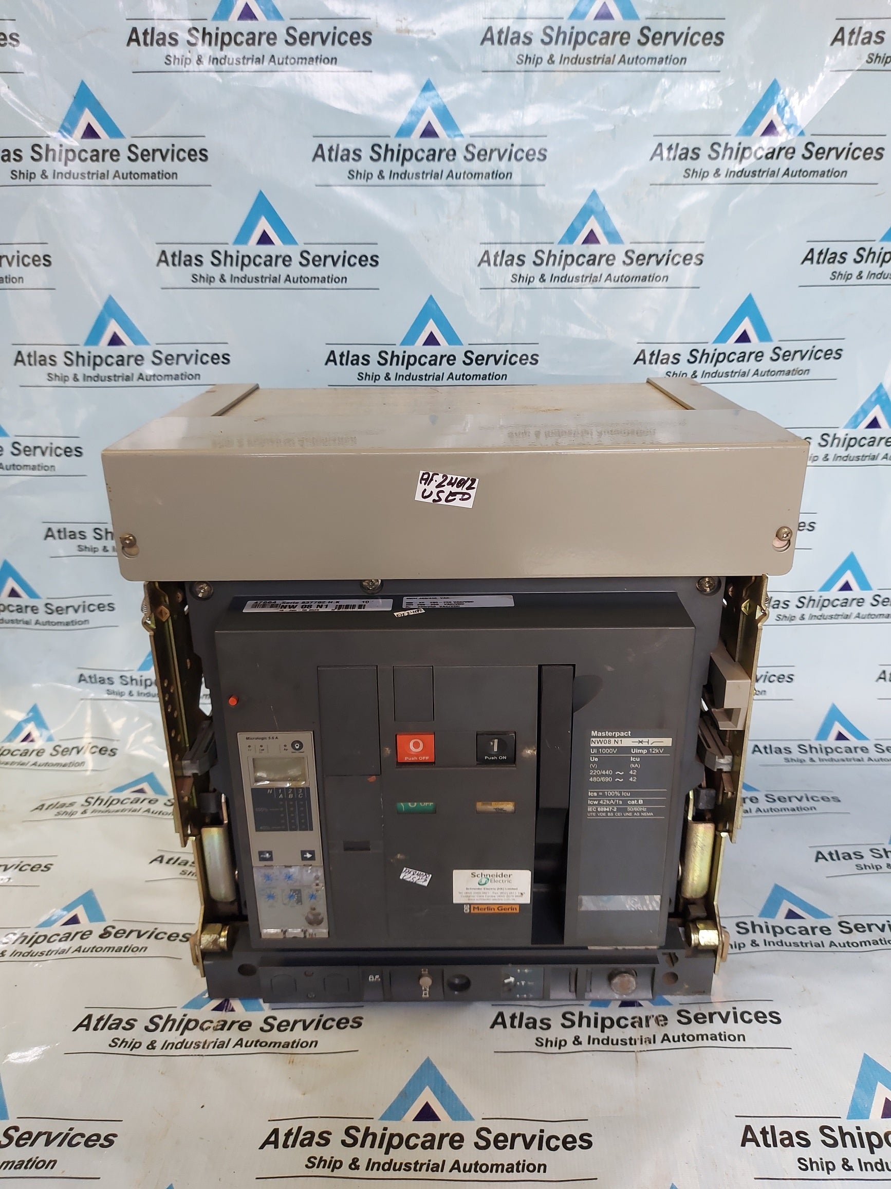 SCHNEIDER ELECTRIC MASTERPACT NW08 N1 CIRCUIT BREAKER